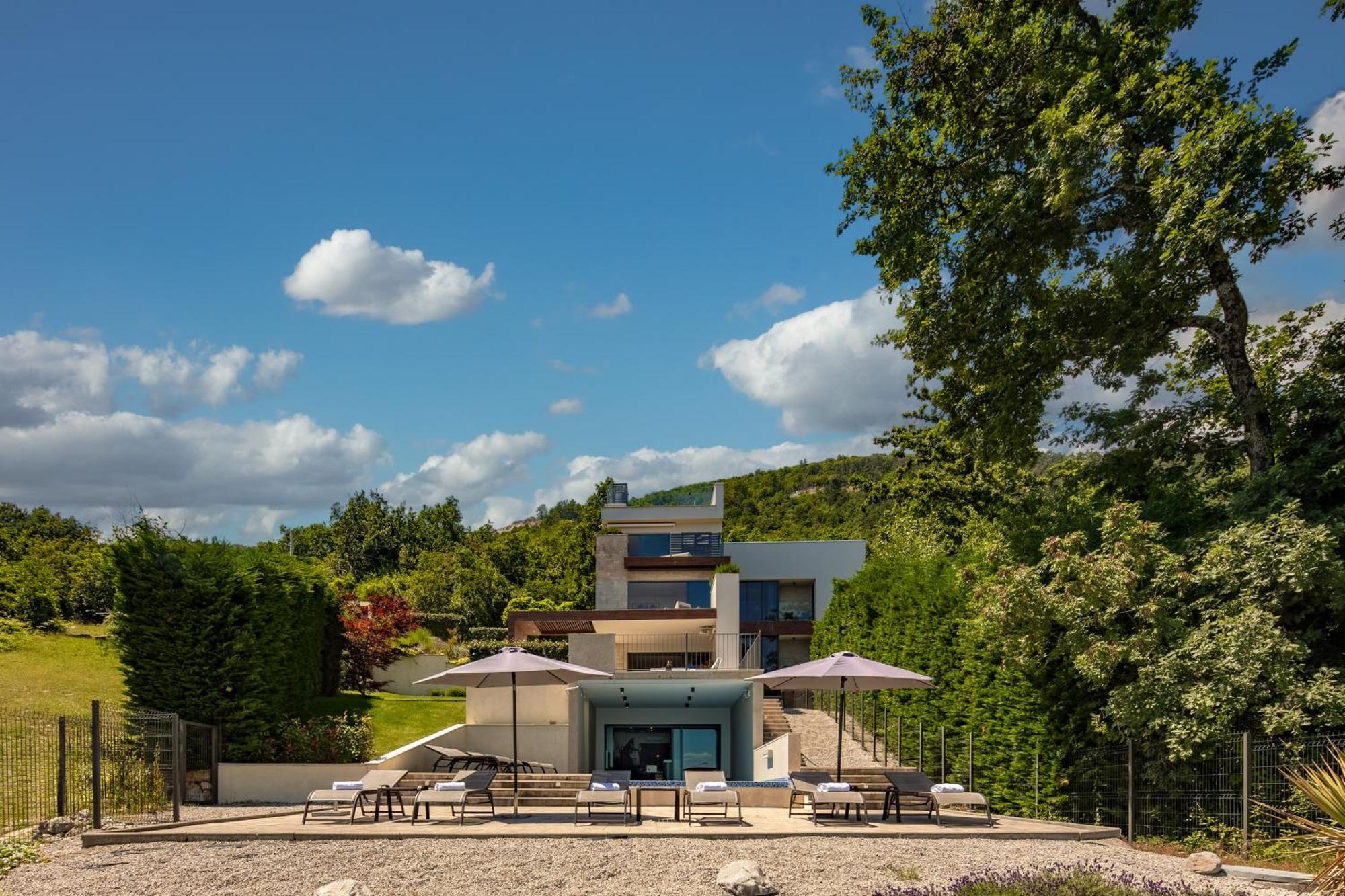 Villa Altavista - Seaview & Relax With Heated Pool & Minigolf Abbázia Kültér fotó